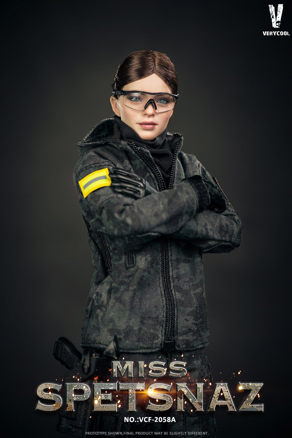 VERYCOOL 1/6 Russian Special Forces Female Soldier Articulated Figure VCF-2058A/B