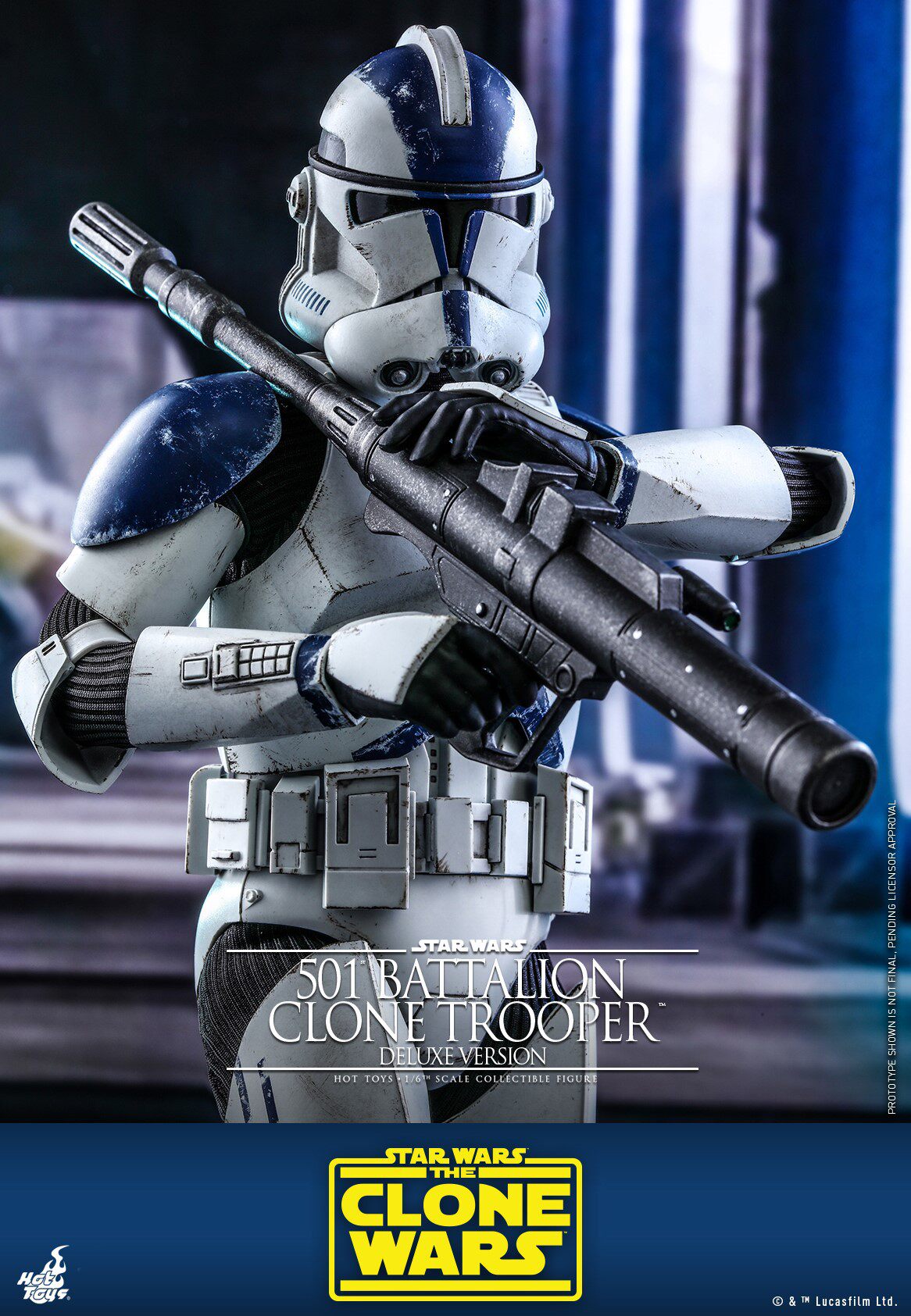 HOTTOYS HT 1/6 Star Wars 501st Legion Clone Soldier Figure TMS023 Deluxe Edition