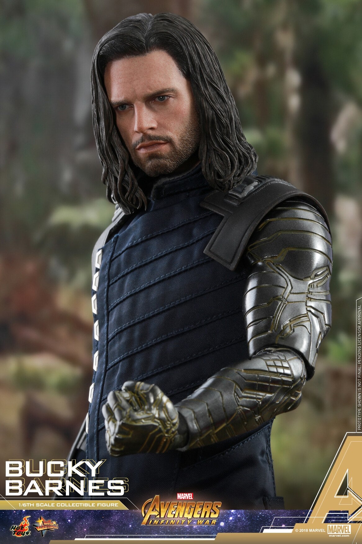 HOTTOYS HT 1/6 Avengers 3 Bucky/Winter Soldier 3.0 Figure MMS509