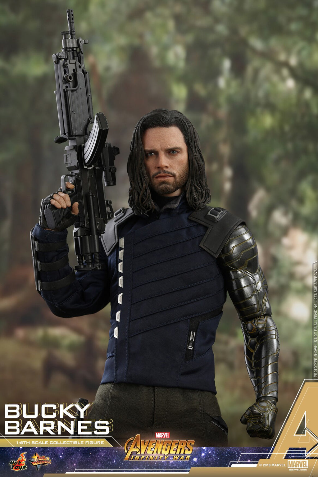 HOTTOYS HT 1/6 Avengers 3 Bucky/Winter Soldier 3.0 Figure MMS509