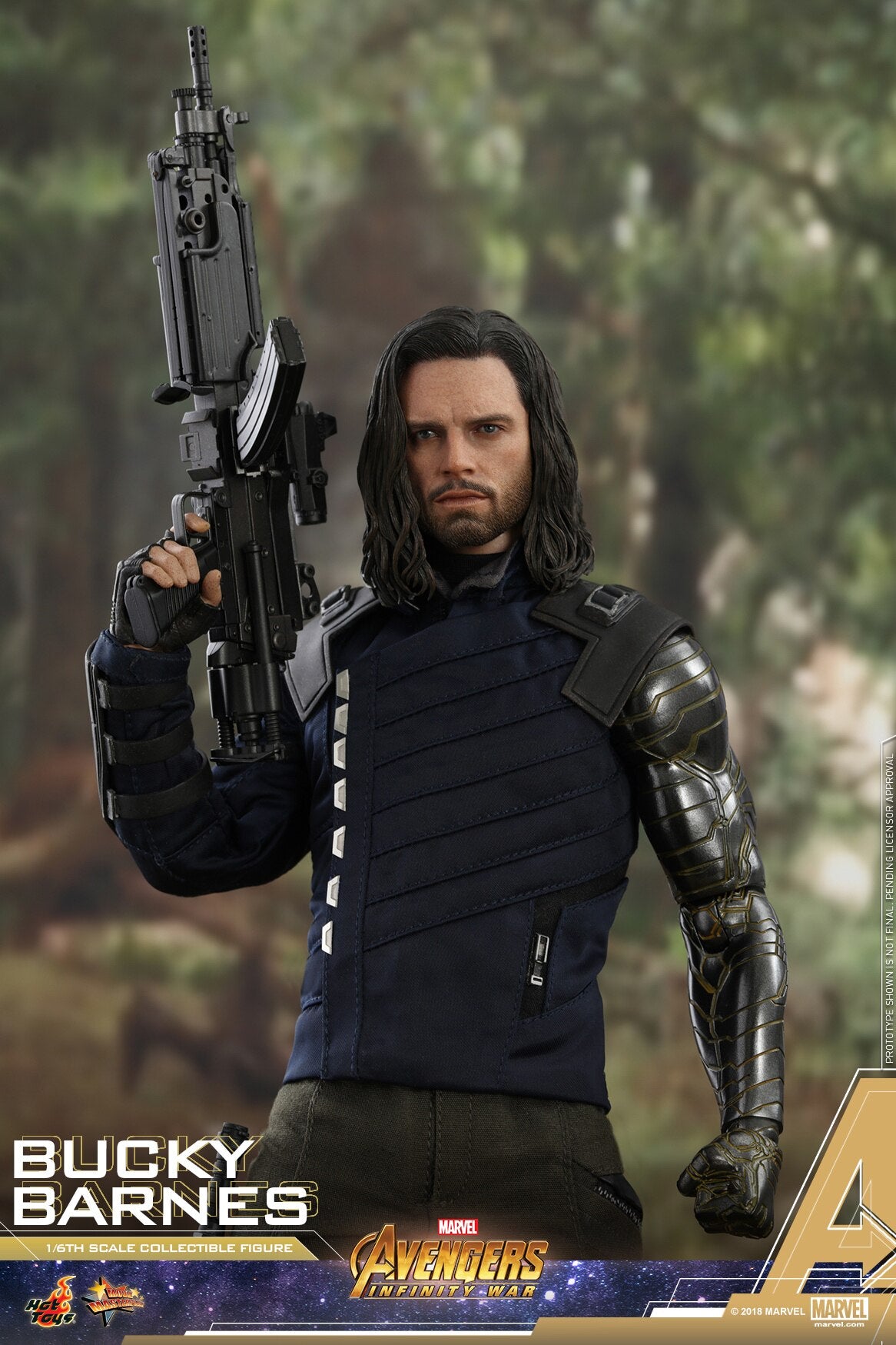 HOTTOYS HT 1/6 Avengers 3 Bucky/Winter Soldier 3.0 Figure MMS509