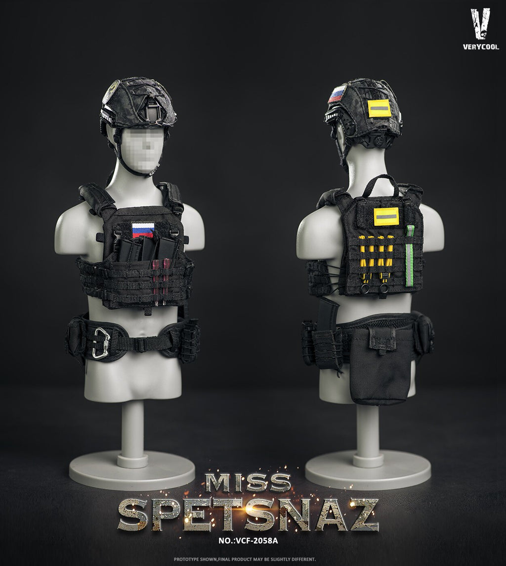 VERYCOOL 1/6 Russian Special Forces Female Soldier Articulated Figure VCF-2058A/B