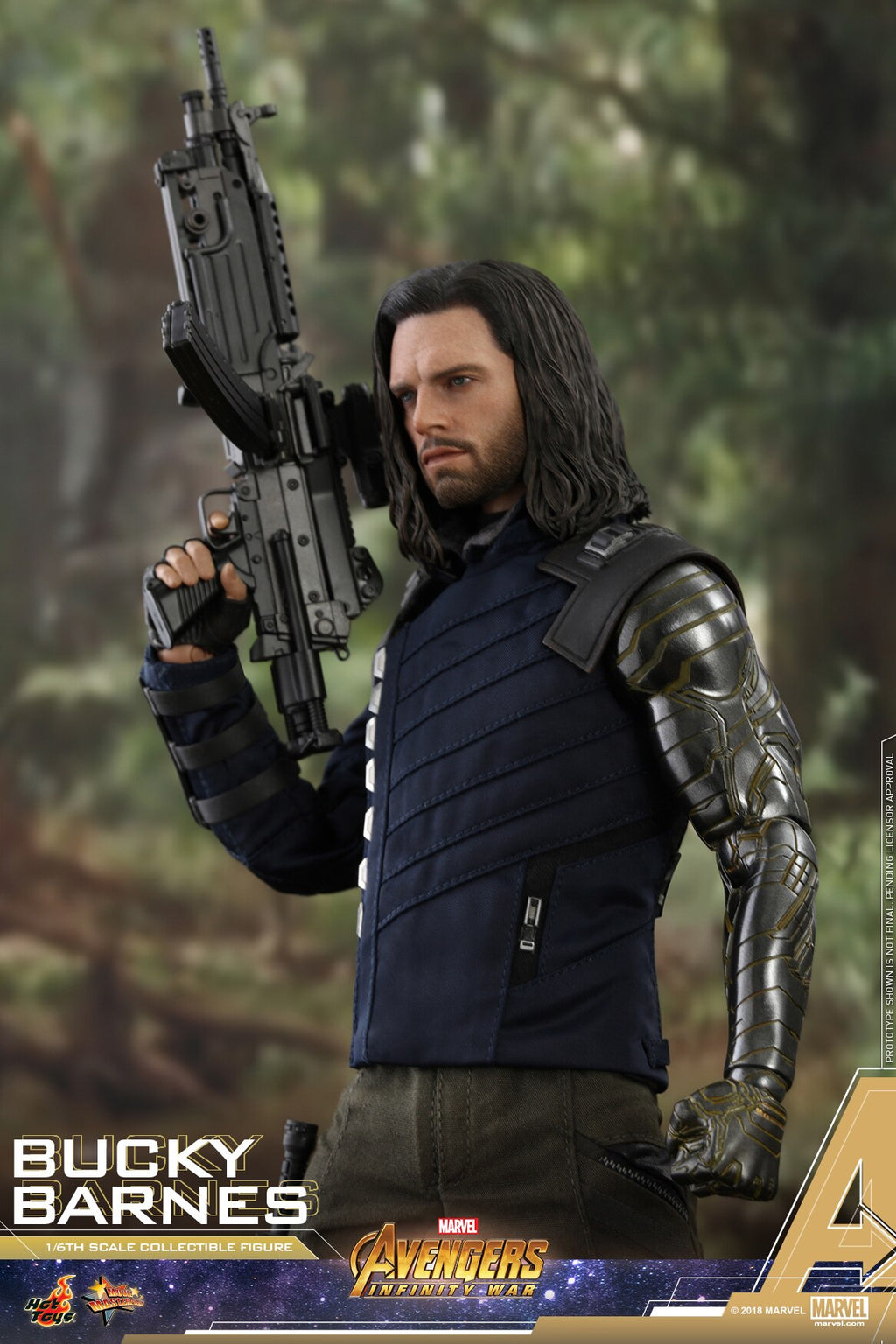HOTTOYS HT 1/6 Avengers 3 Bucky/Winter Soldier 3.0 Figure MMS509