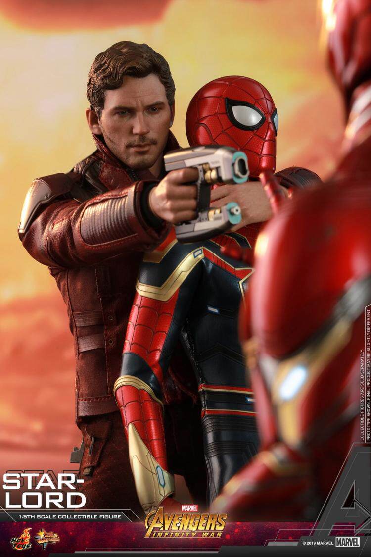 HOTTOYS 1/6 Avengers: Guardians of the Galaxy Star-Lord 3.0 Articulated Figure MMS539