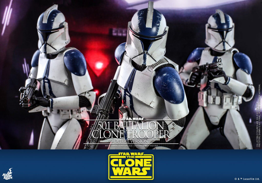HOTTOYS HT 1/6 Star Wars 501st Legion Clone Soldier Figure TMS023 Deluxe Edition