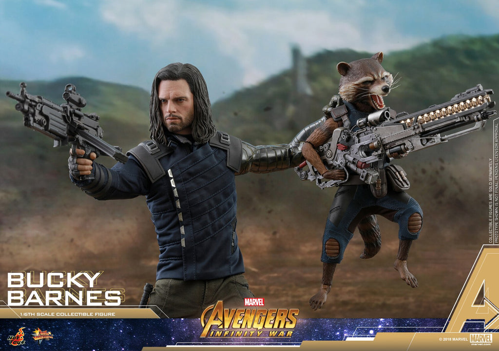 HOTTOYS HT 1/6 Avengers 3 Bucky/Winter Soldier 3.0 Figure MMS509