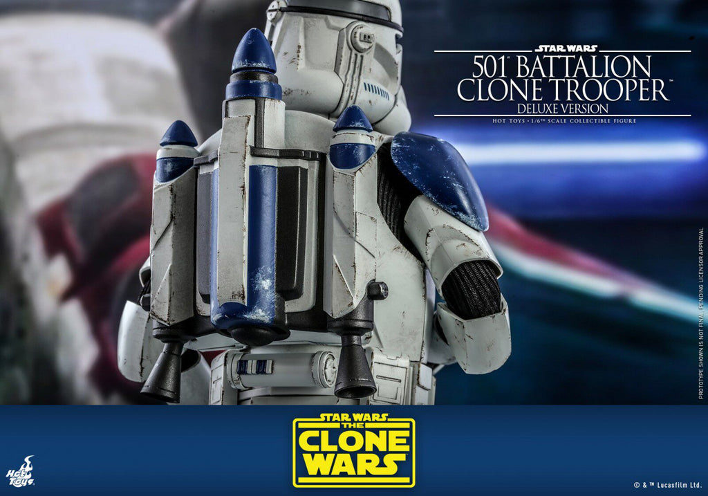 HOTTOYS HT 1/6 Star Wars 501st Legion Clone Soldier Figure TMS023 Deluxe Edition