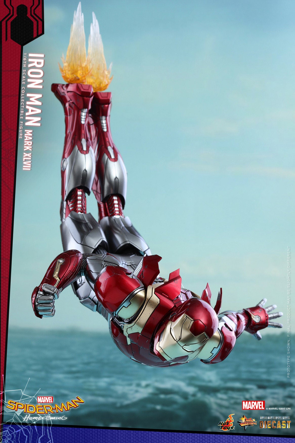 Hot Toys HT 1/6 Back to School Iron Man MK47 Articulated Figure MMS427D19