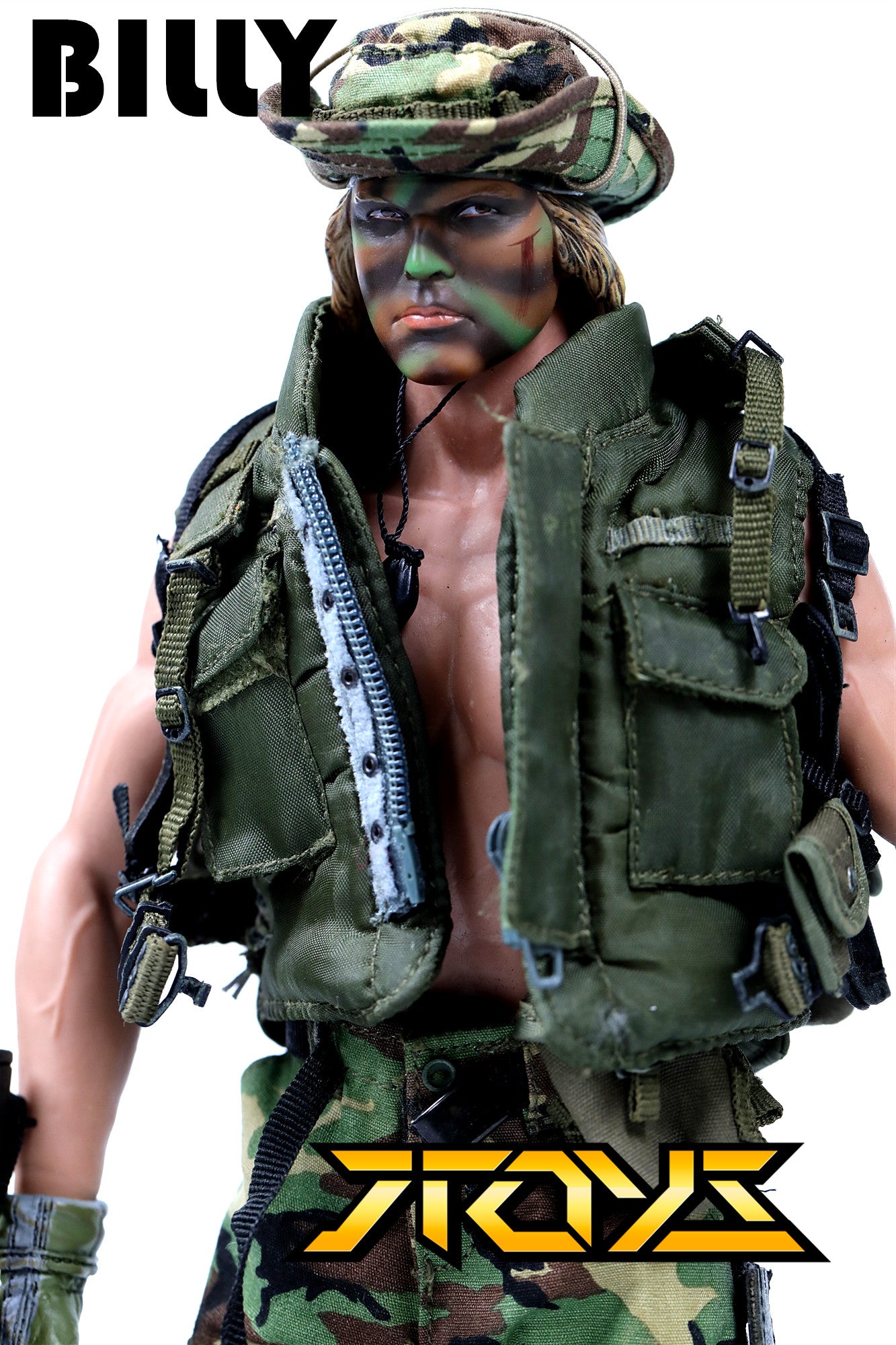 HT HOTTOYS Billy Predator Arnoldachi Jungle 1/6 12-inch rubber-coated movable figure