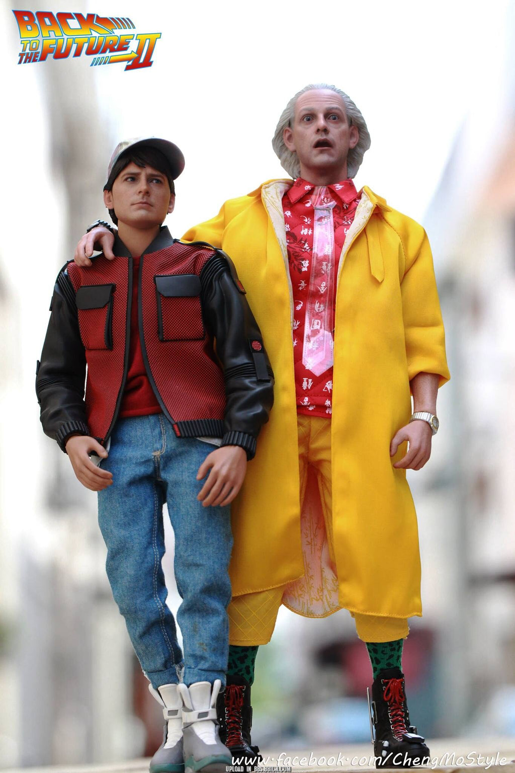 HOTTOYS 1/6 mms380 Back to the Future 2 Dr. Brown 1.0 Regular Edition c Action Figure