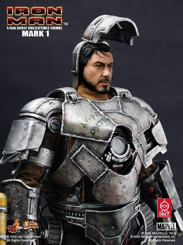 Hottoys HT IRON MAN MK1 MARK1 1/6 Iron Man 1.0 2.0 MMS80 action figure
