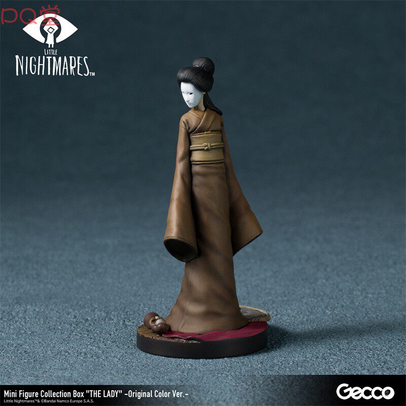 Gecco Little Nightmares mini figure collection set, complete set of 6 original color version figures