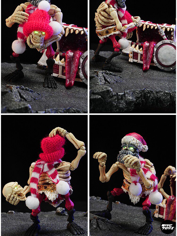 "Skeleton Dungeon: Santa Bones' Mysterious Treasure Chest" Articulated Action Figure