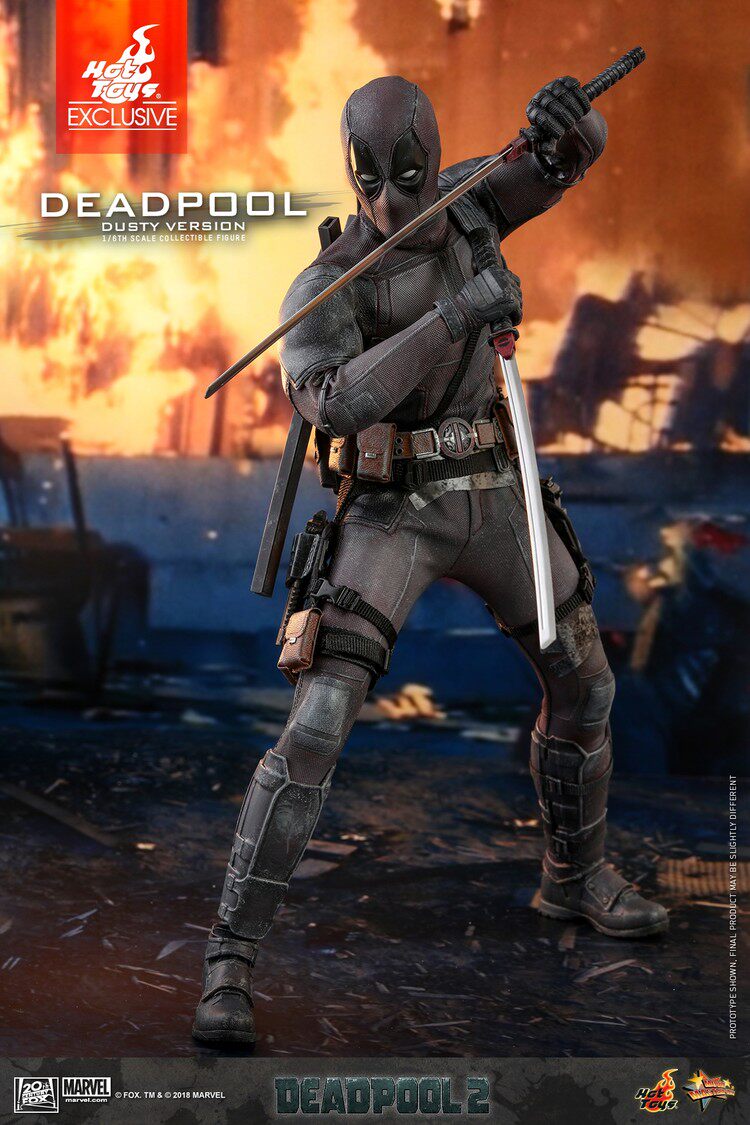 HotToys HT MMS505 Deadpool 2.0 Dust Edition Gray Deadpool 18 Venue Limited Action Figure