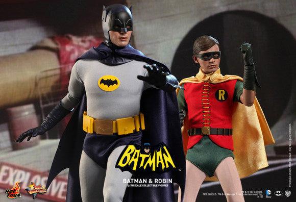 HotToys HT MMS218 1/6 Batman MMS219 Robin 1966 version movable figure