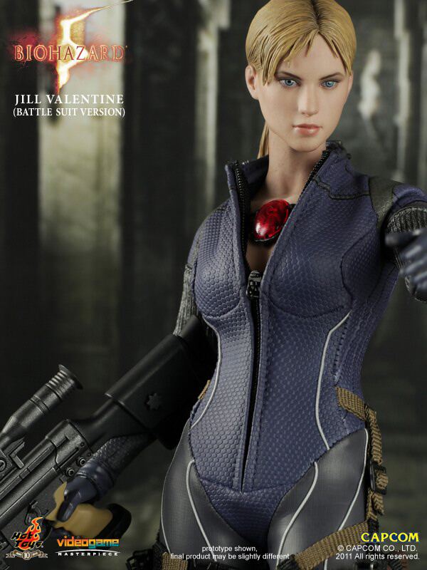 1/6 Soldier Hot Toys HT Resident Evil 5 JILL 2.0 Combat Suit Action Figure