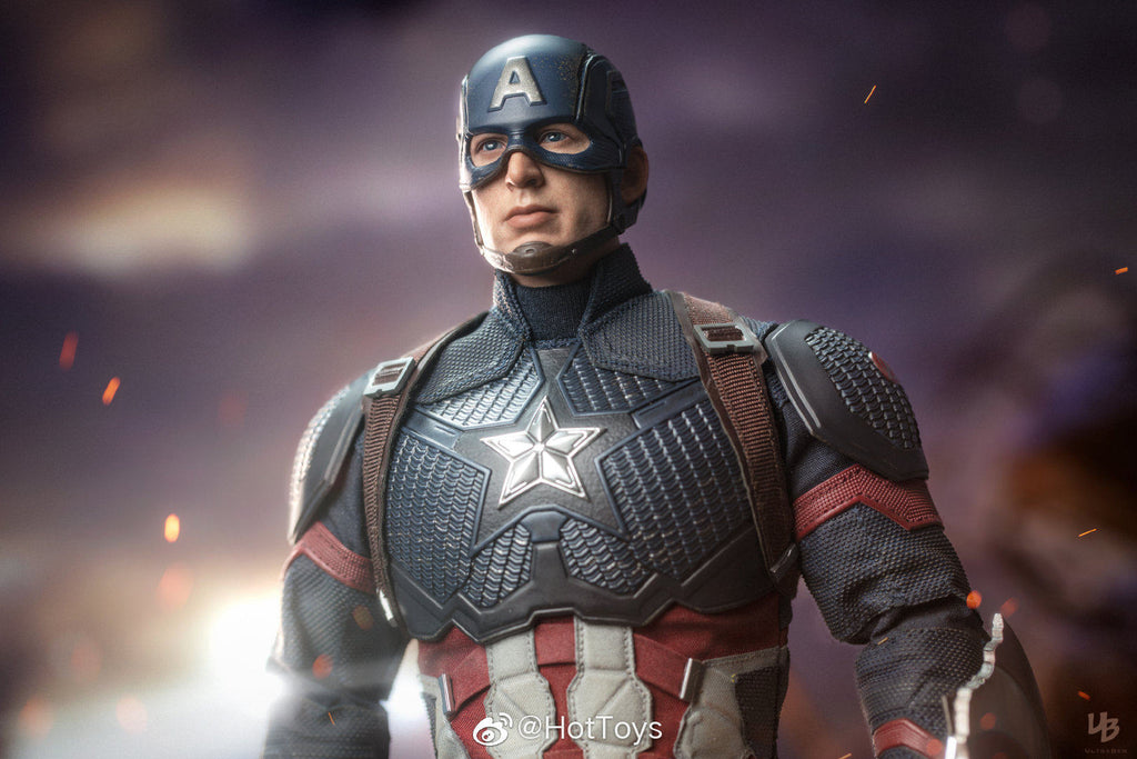 HOTTOYS HT 1/6 Avengers: Endgame Captain America 7.0 Articulated Soldier Figure MMS536