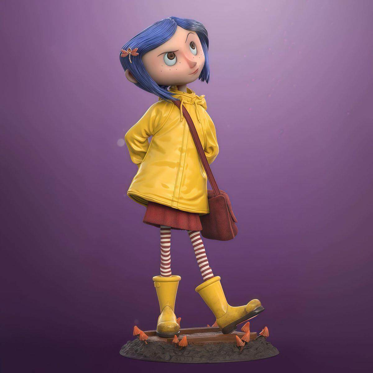 20CM Coraline ghost mother cute peripheral GK figures