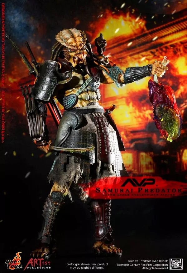 HT HOTTOYS Samurai Iron-Blooded 1/6 Taketani Takashi Oniki Yuji Predator Action Figure