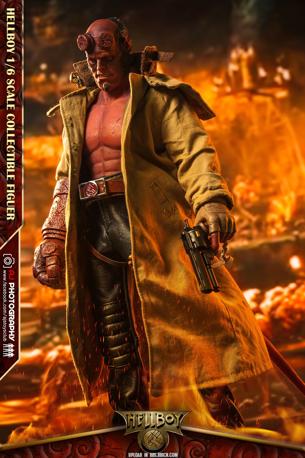ARTOYS 1/6 Hell man HELLBOY four head sculpts action figures