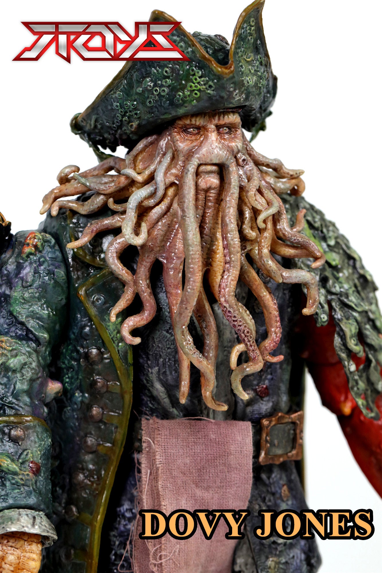Non-HOTTOYS HT MMS062 Davy Jones Jack Captain Octopus Pirates of the Caribbean Action Figure