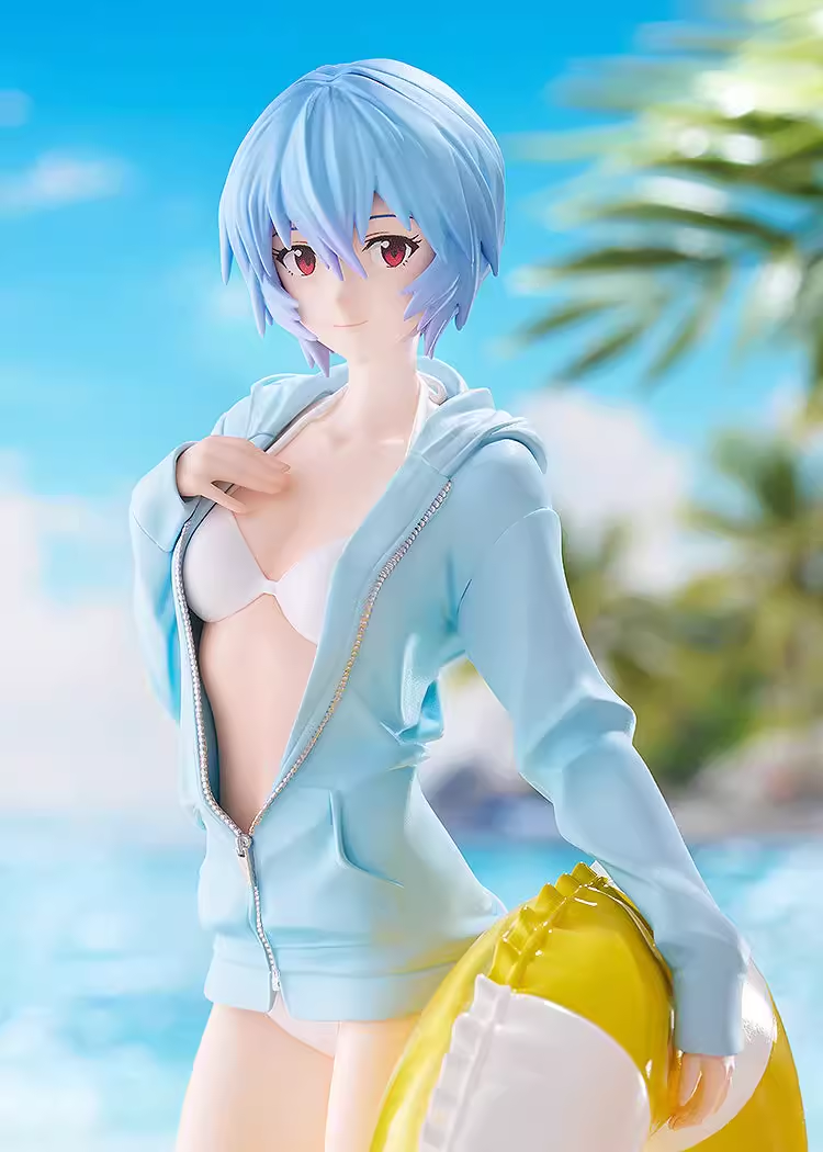 GSC POP UP Parade: Evangelion (EVA) — "Beach Queens" Rei Ayanami & Asuka Langley Figures