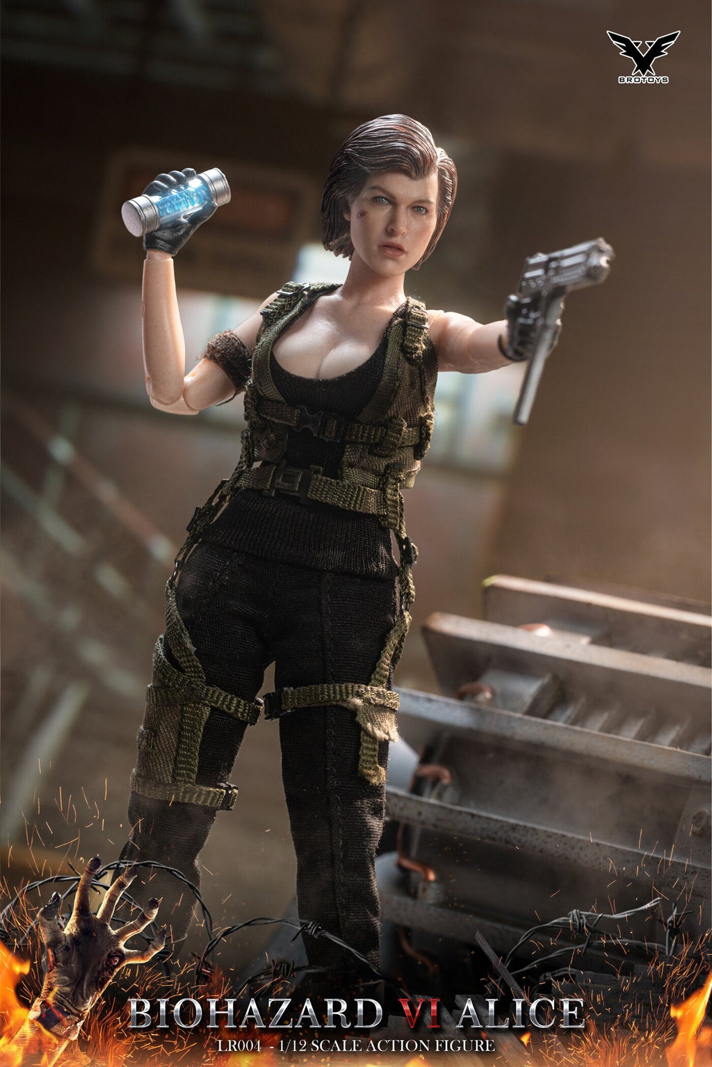 BROTOYS 1/12 Resident Evil: Alice (LR004) — Articulated Action Figure (In-Stock)