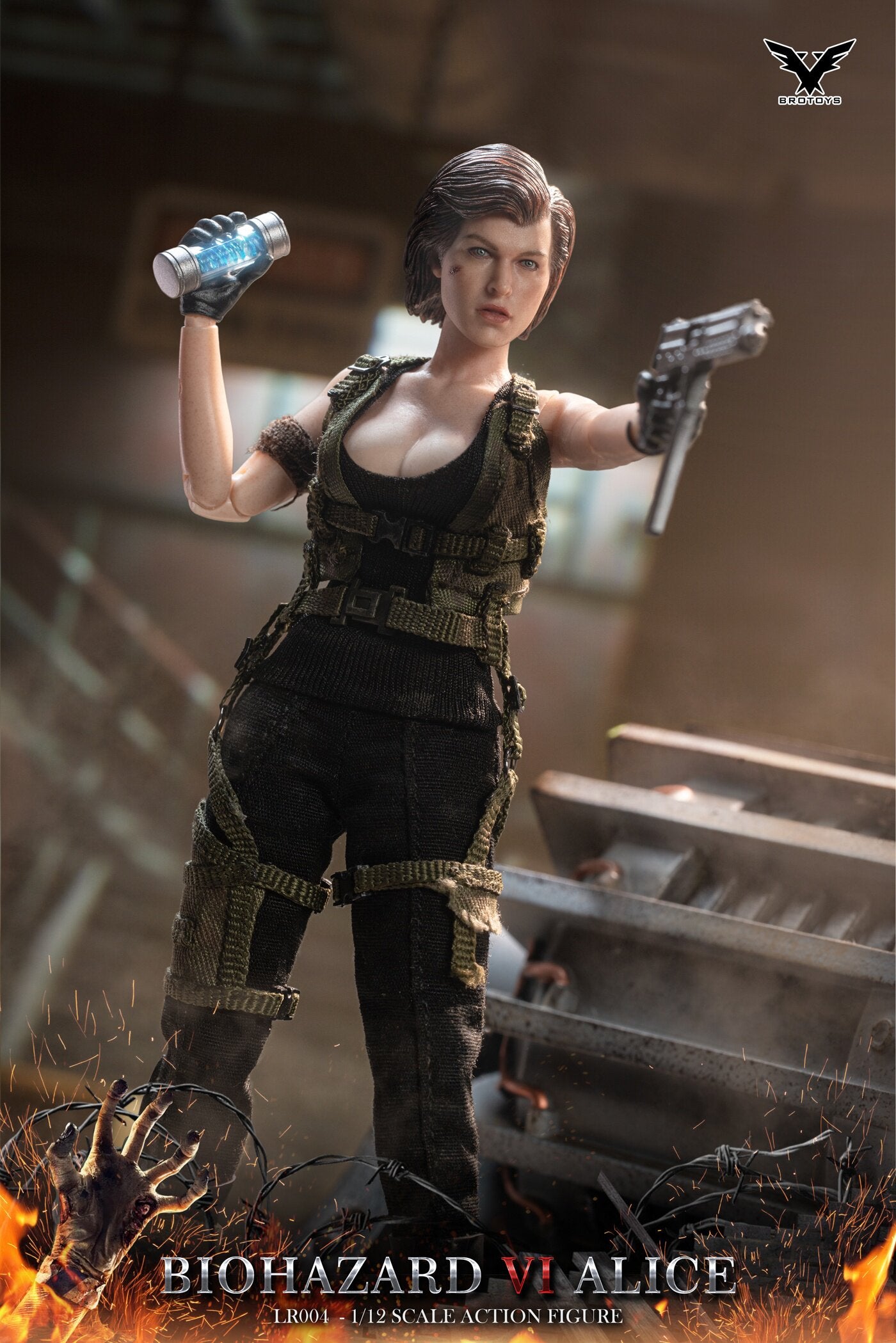 BROTOYS 1/12 Resident Evil: Alice (LR004) — Articulated Action Figure (In-Stock)
