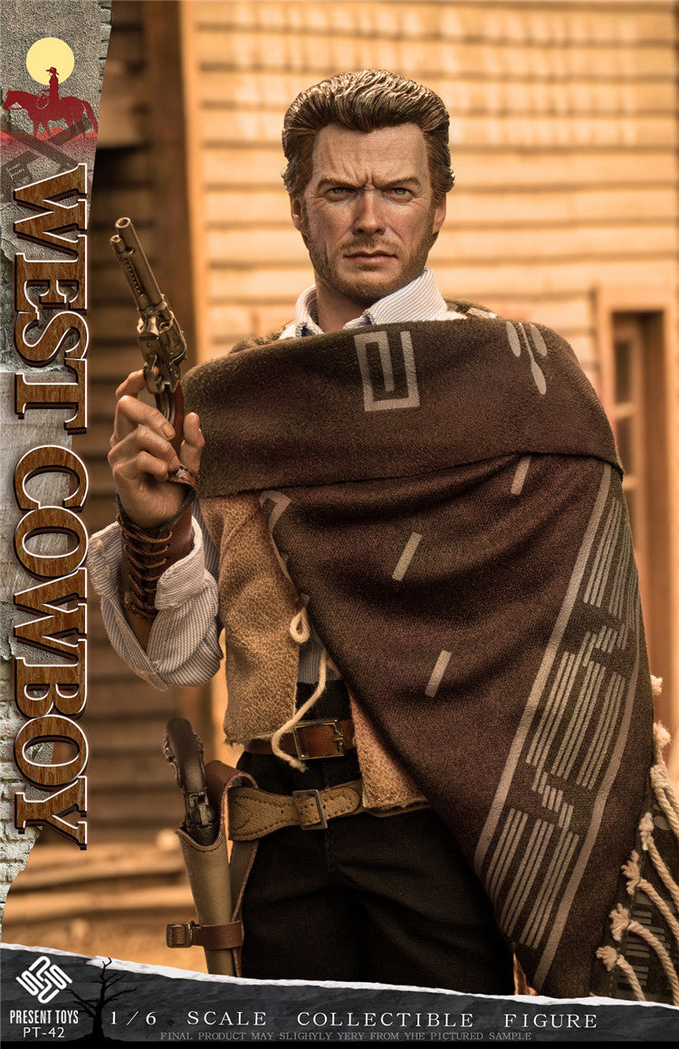 PRESENT TOYS 1/6 Western Cowboy Red Dead Redemption Double-Headed Sculptor Figure PT-sp42