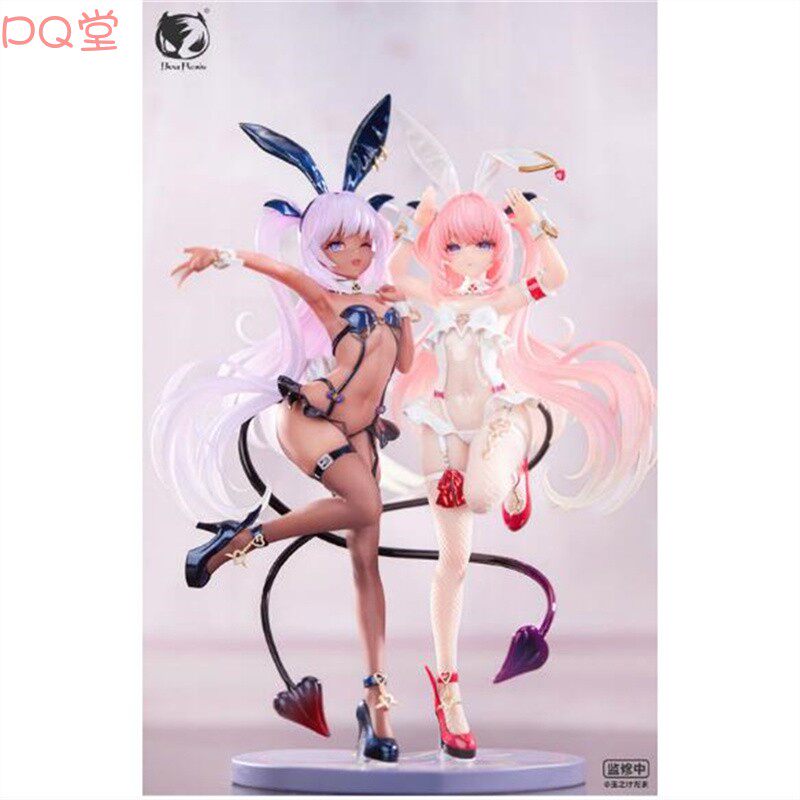 BearPanda Lulum/Chrome Figure, Temperature-Sensitive Paint, Tracking Eyes, Original Artwork by Maoyu Niu Ru,