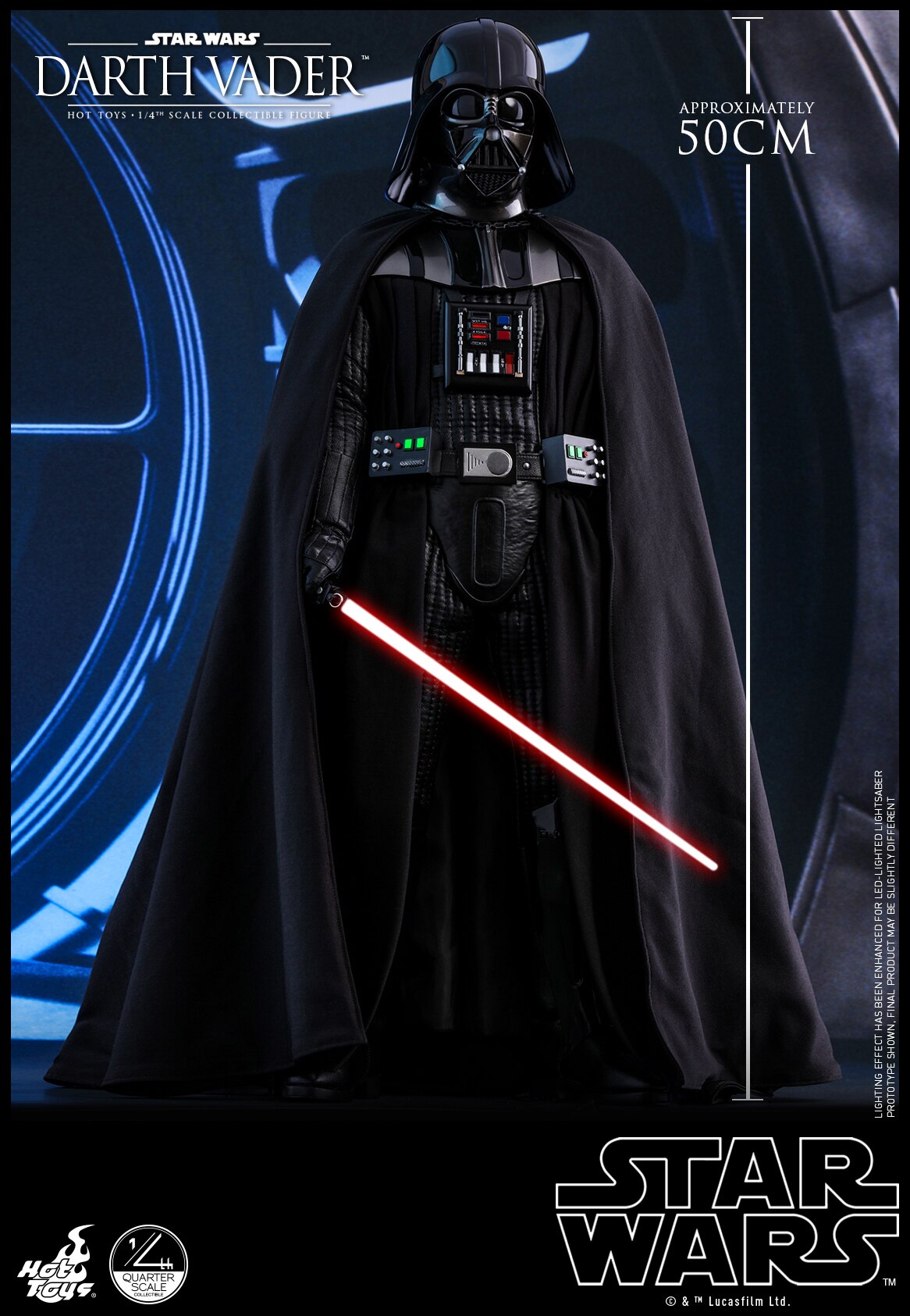 HOTTOYS HT 1/4 Star Wars Episode VI Darth Vader Action Figure QS013