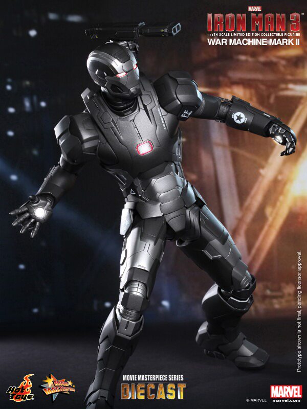 Hot Toys HT 1/6 Iron Man 3 Die-cast Alloy MK2 War Machine 2.0 MMS198