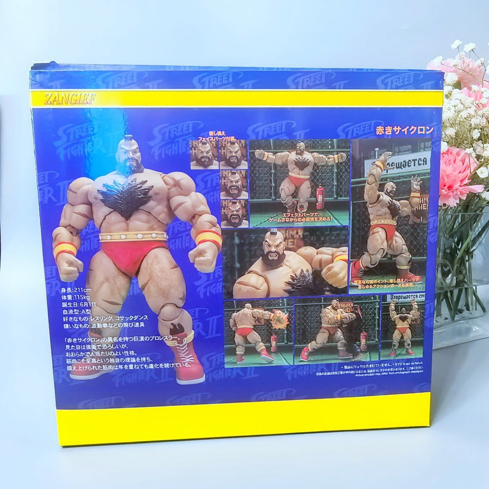 ST Street Fighter II — Zangief: "Game King" Series — Articulated Action Figure