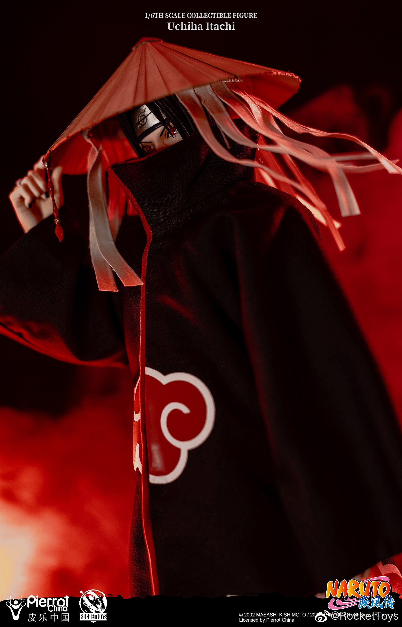 RocketToys 1/6 Naruto Shippuden Uchiha Itachi Action Figure ROC-003