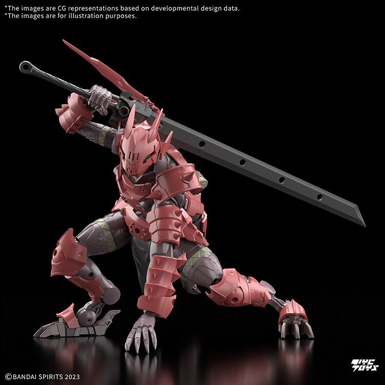 Bandai 30MF Fantasy Chronicle: Dragonkin Dragon Knight — Articulated Assembly Model Kit