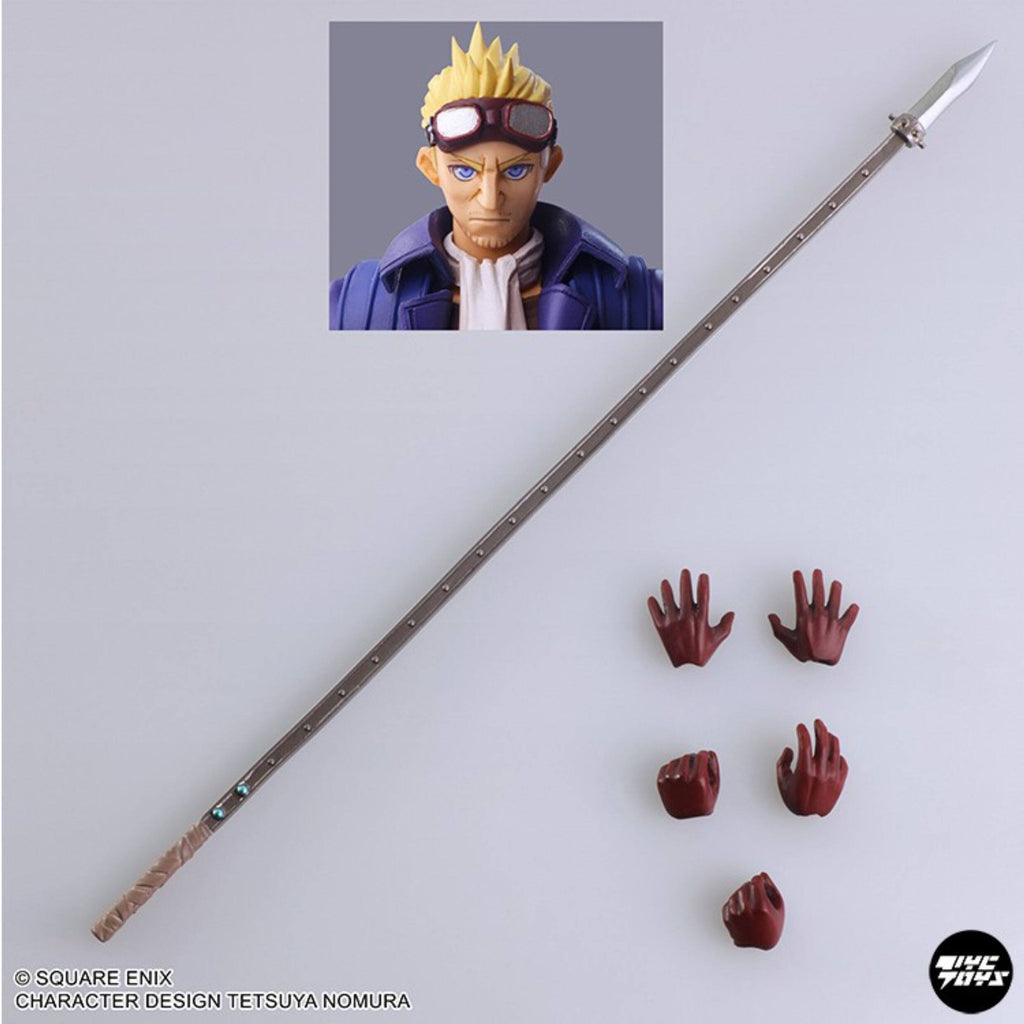 SE Final Fantasy VII BRING ARTS: Cid Highwind Action Figure