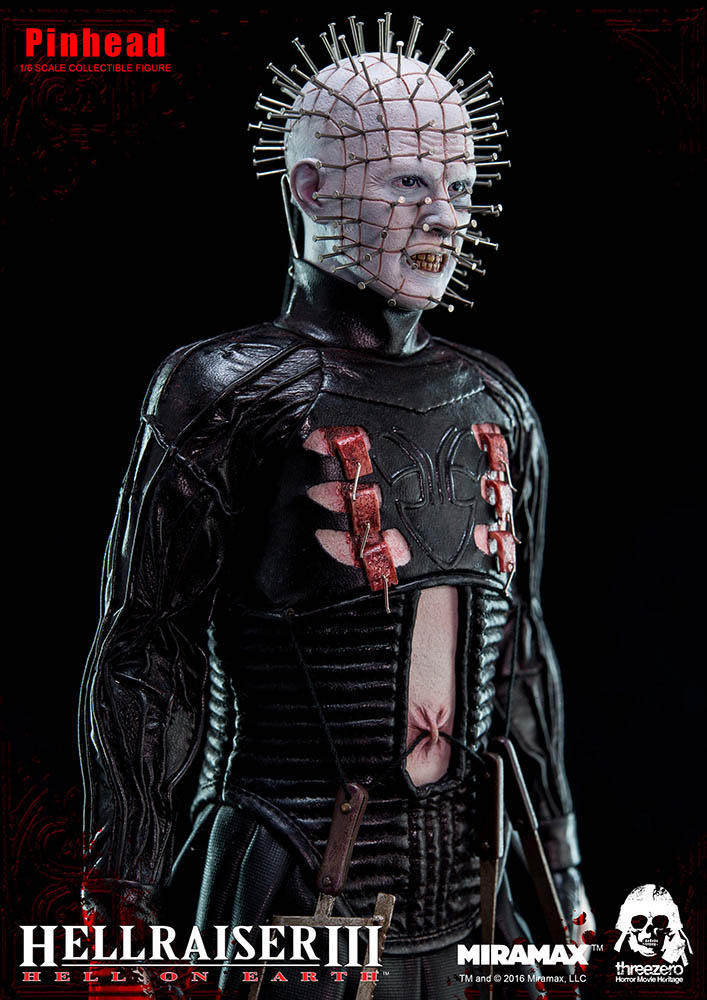 3A threezero raising ghosts and eating people 1/6 hedgehog head nail head movable figure