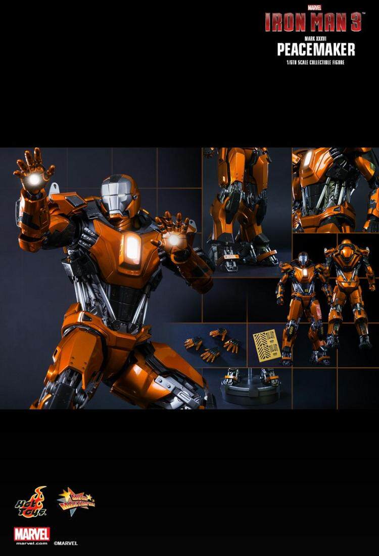 HOTTOYS HT MMS258 Iron Man 1/6 MK36 Mediator 2014 Venue Action Figure