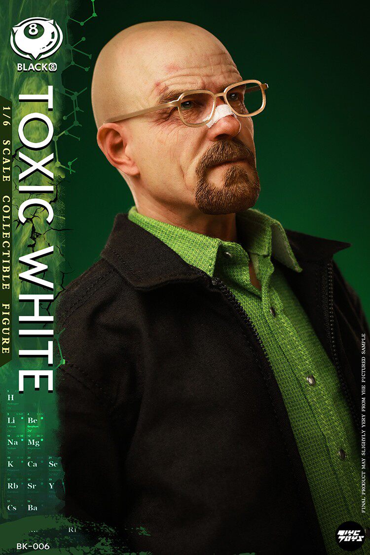 BLACK 8 TOYS "The Chemist" (Walter White) 1/6 Scale Action Figure – BK-006