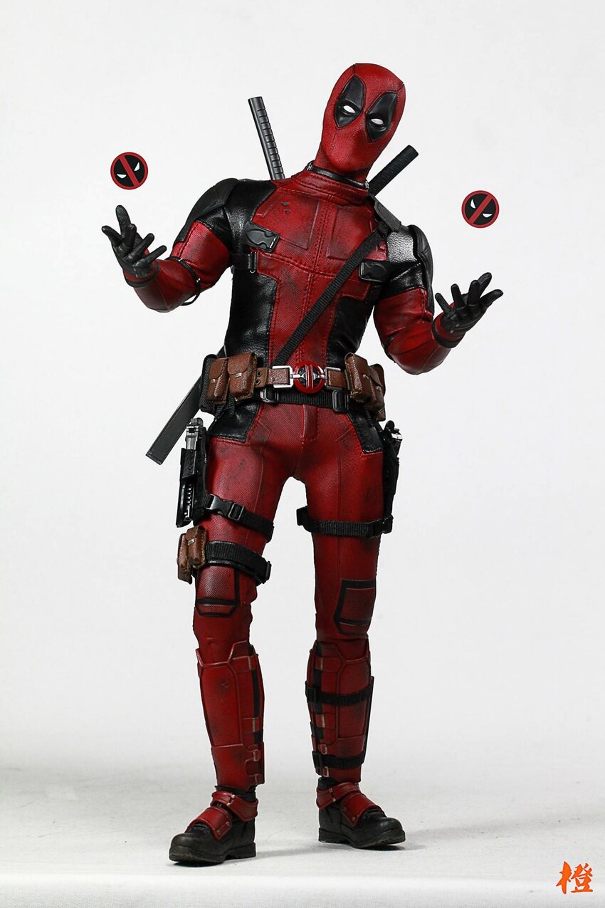 HT HOTTOYS 1/6 Deadpool Deadpool 1.0 2.0 First Edition MMS347 Model Action Figure