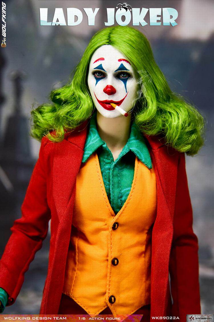 WOLFKING WK89022 1/6 Joaquin red Harley Quinn encapsulated body LADY JOKER movable figure
