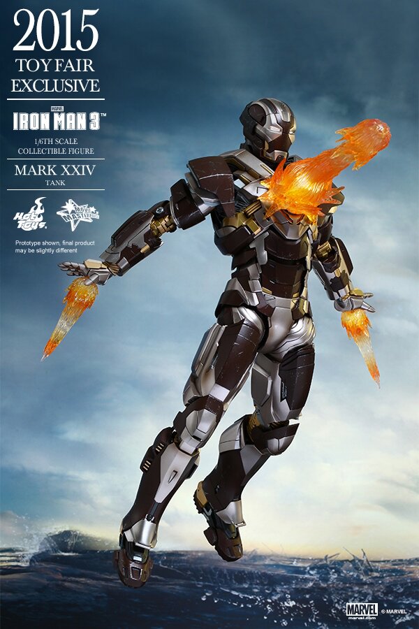 HOTTOYS HT MMS303 1/6 Iron Man MK24 2015 Venue Limited Tank Action Figure