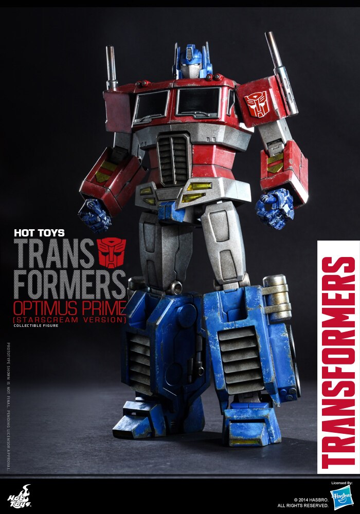 Hottoys HT TF001 1/6 Transformers G1 Optimus Prime VIP Starscream Fitted Version Action Figure