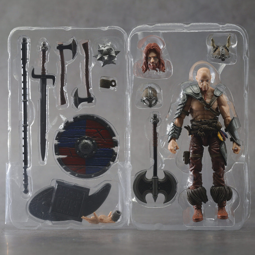 BFS Boss Strike 1/18 6.5 Wave Nordic Barbarian Skull 3.75 inch Articulated Figure