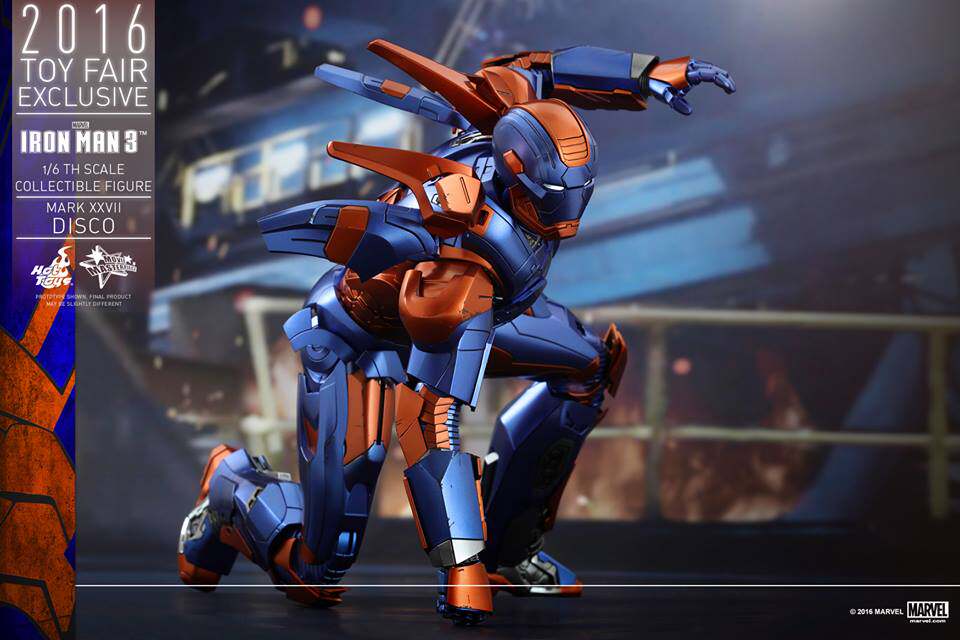 HotToys HT 1/6 MMS371 Iron Man MK27 Disco Limited Venue Edition action figures