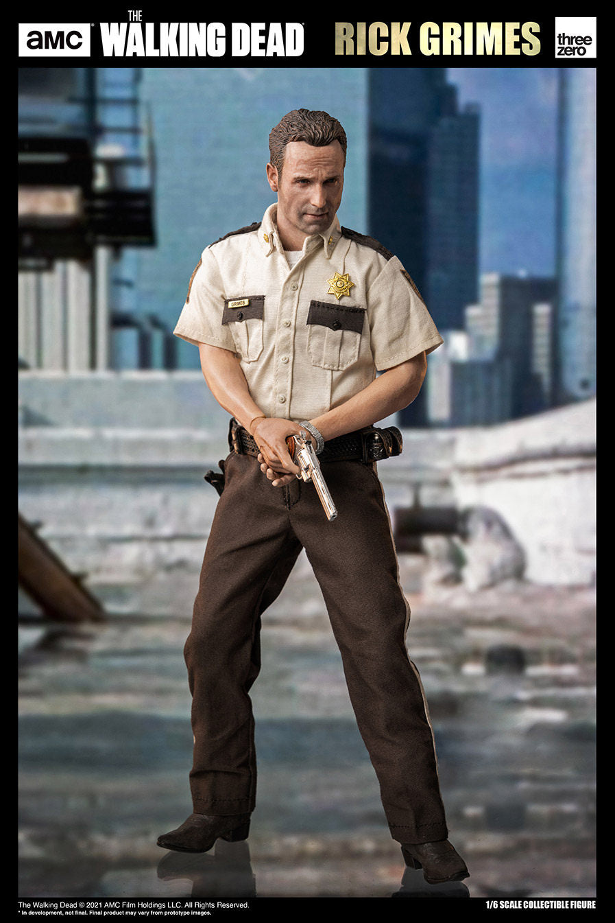 Threezero 1/6 The Walking Dead Sheriff Rick Grimes Action Figure 3Z01450W0