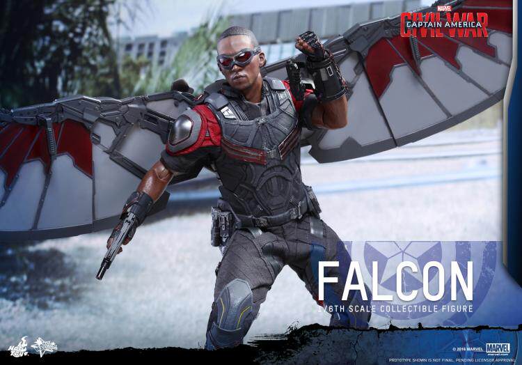 HotToys HT 1/6 Civil War Captain America 3 Falcon Winter Soldier 2.0 FalconMMS361 action figures