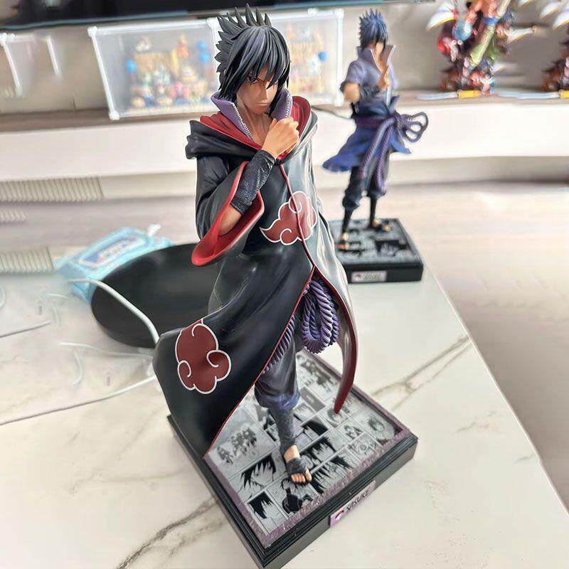 Naruto figure can light up comic platform eagle team Sasuke model GK figure