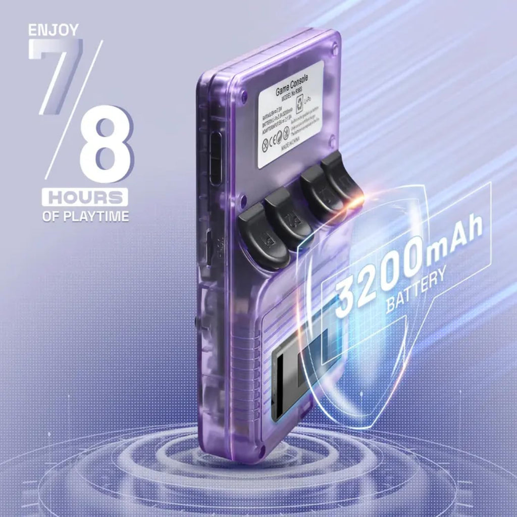 R36s Handheld Game Console, 3.5 Inch IPS Screen Retro Handheld Game Console with 64g TF