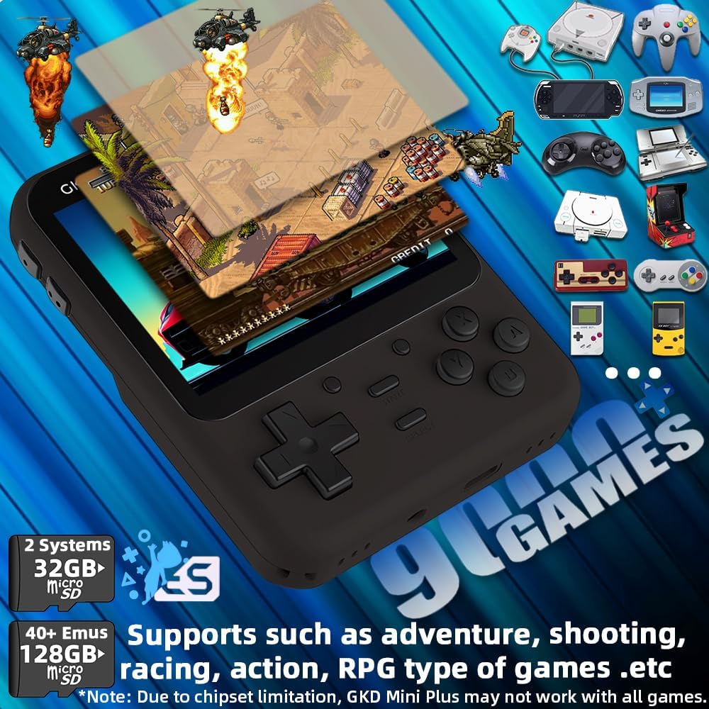 3.5-inch 16G+144G Retro Game Handheld Console with 10000 Games